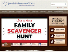 Tablet Screenshot of jewishtulsa.org